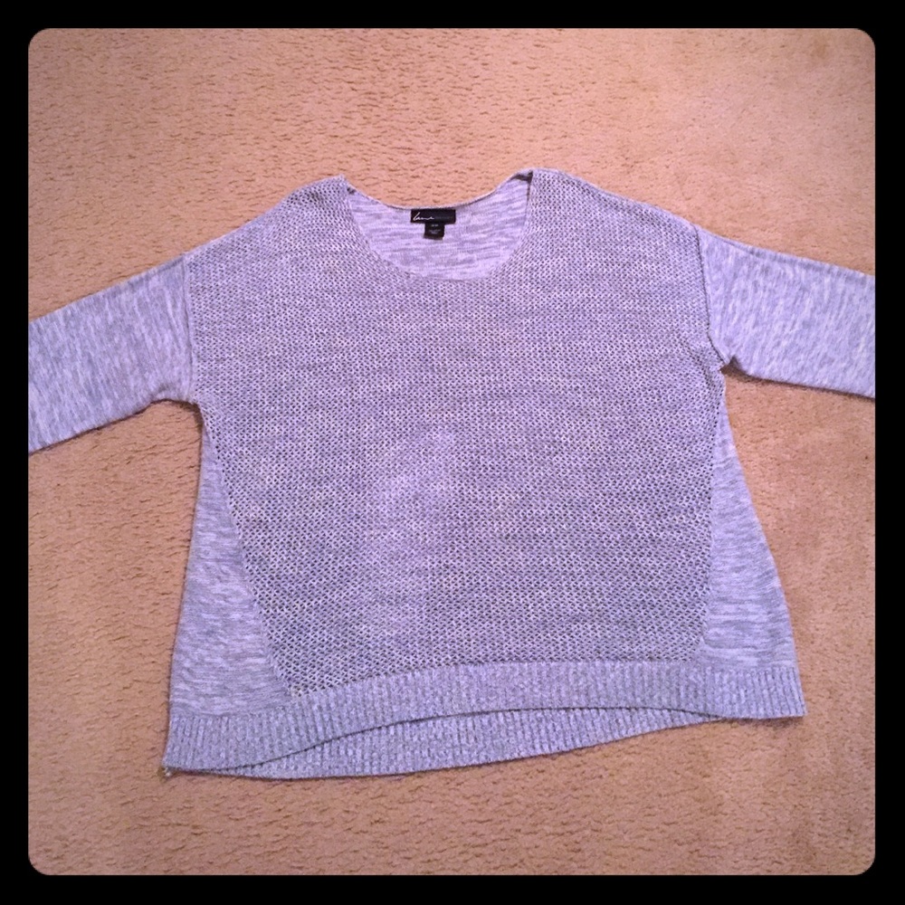 Blue marbled sweater